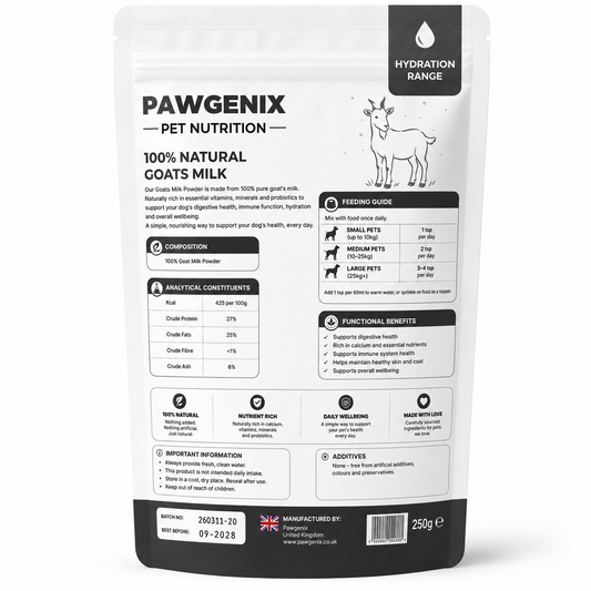 Pawgenix 100% Natural Goats Milk Powder