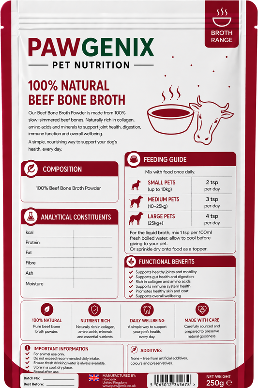 Pawgenix Beef Bone Broth Powder